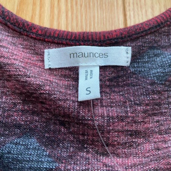Maurices NWT Red Plaid Tank Top Size Small - Picture 6 of 10